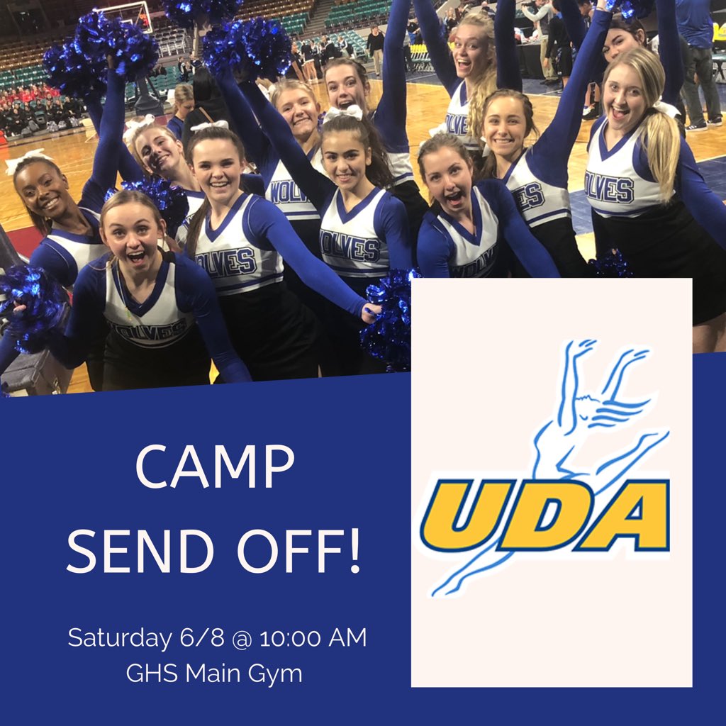 GHSpoms's tweet photo. Help send us off to @UDAnews camp! 🎉 we would love to see you there! https://t.co/HjHlA9uyfj