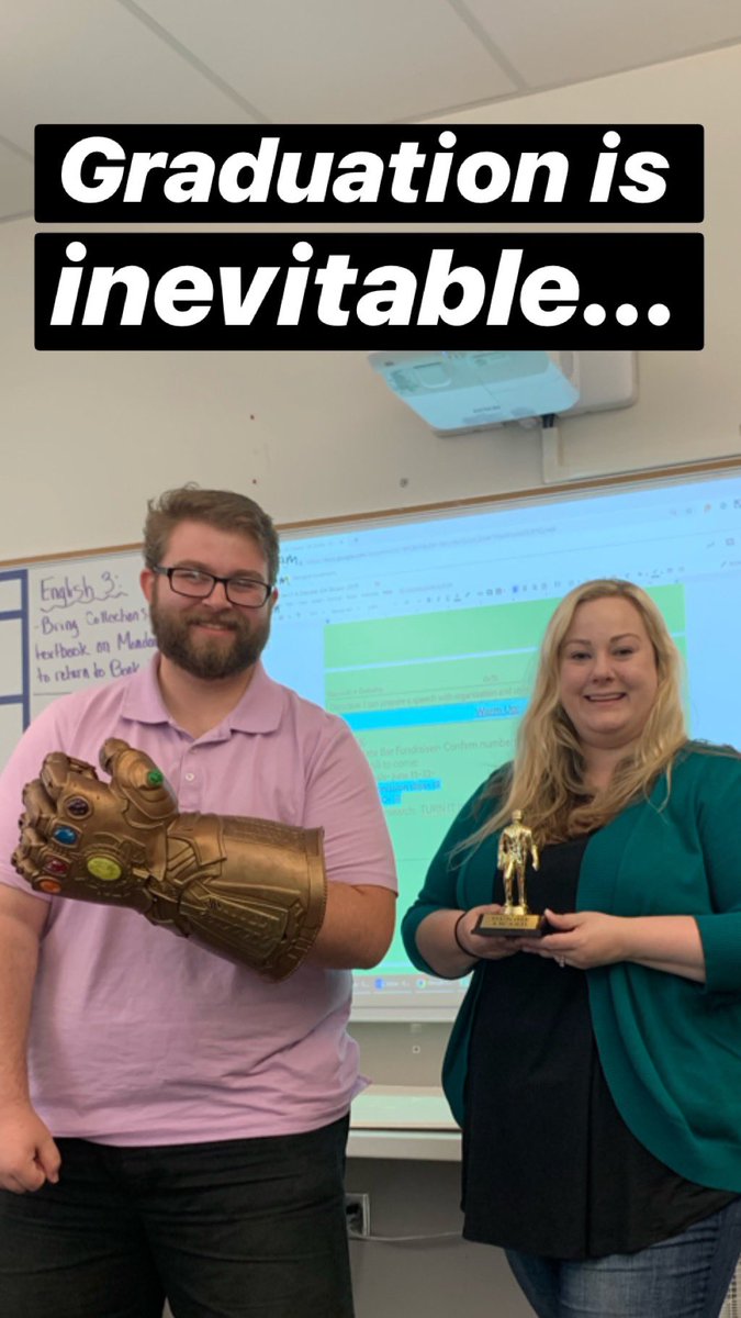 KelloggSpeaks's tweet photo. Thanks for everything @carocampbell1! It was so great being your student teacher! Watch out @MSD549C you’ve got a future #GoldenPear winner heading your way. https://t.co/QAHUV5ummv