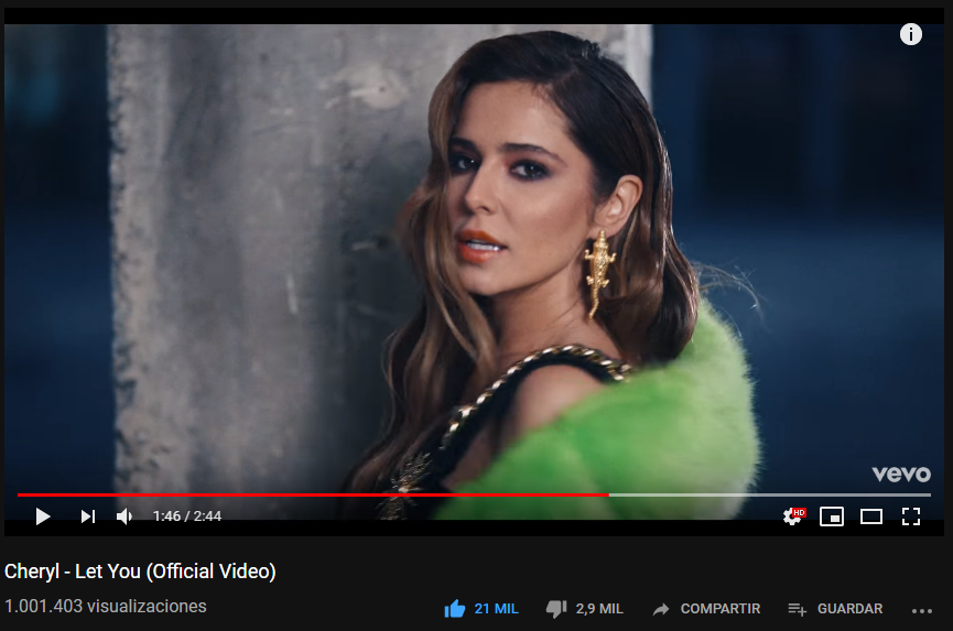 CherylSpainFans's tweet photo. El videoclip del nuevo single de @CherylOfficial #LetYou ha superado el millón de visitas. 

#LetYouStreamingParty #spanishsoldiers https://t.co/fhSJlskRCu