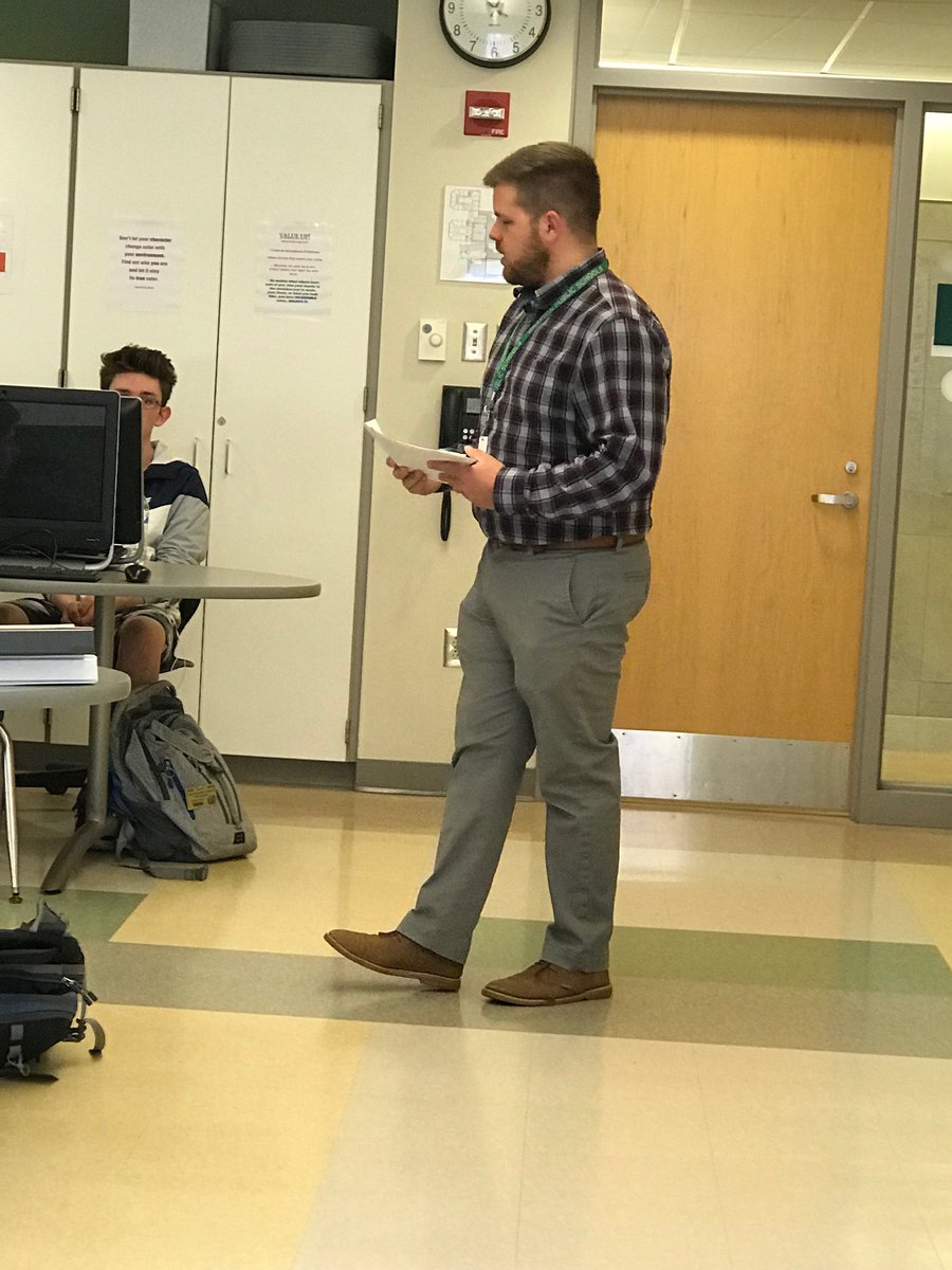 Thank you GHS’s Athletic Director Mr. Scanlon for speaking to both Sport Mgt classes on the life of an Athletic Director...what better way to share real-life information &amp; experiences! #ghscommunity