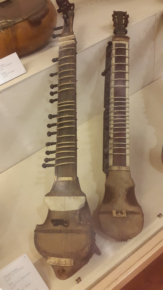 Two musical instruments- Israaj & Surbahar? in National Museum NDelhi, earlier it was Sharan Rani gallery, now being revived-shifted? many our such legacy is lost, as not much people play many such instruments-often we can see in FolkMusic our folk artists play
