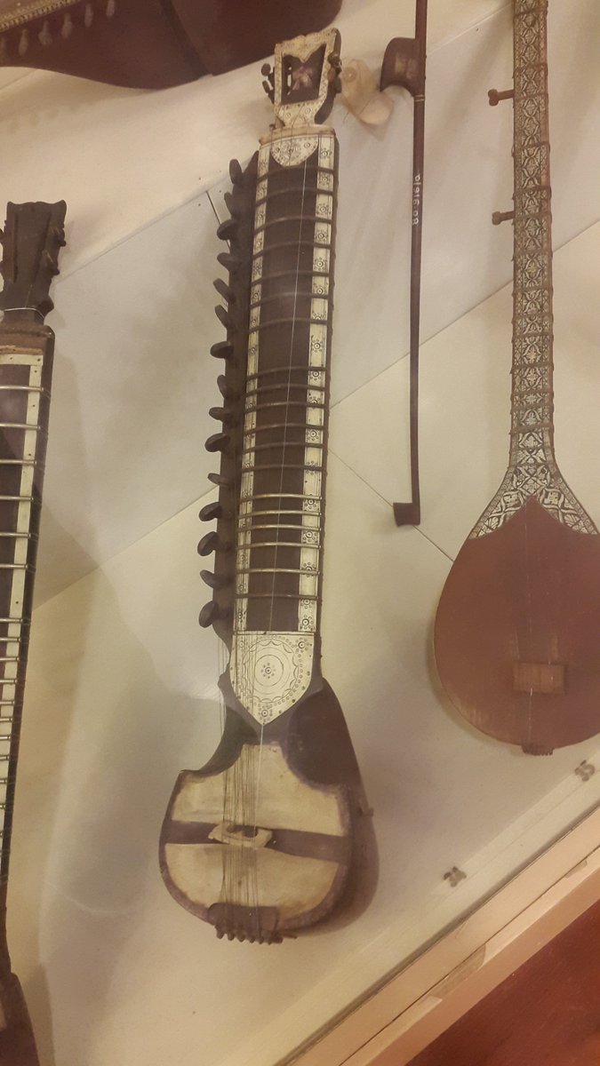 Two musical instruments- Israaj & Surbahar? in National Museum NDelhi, earlier it was Sharan Rani gallery, now being revived-shifted? many our such legacy is lost, as not much people play many such instruments-often we can see in FolkMusic our folk artists play