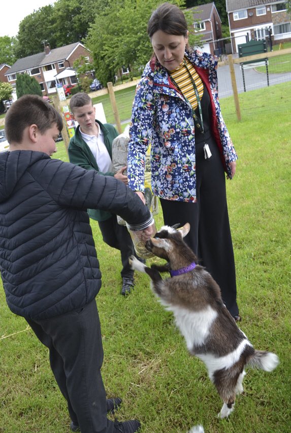 FarmSjsb's tweet photo. We had a wonderful time this morning as Bishop John opened and blessed our very own St. Francis Farm. #sjsbfarm #sjsb #smsc @SalfordDiocese https://t.co/ZAYoFRAN3i