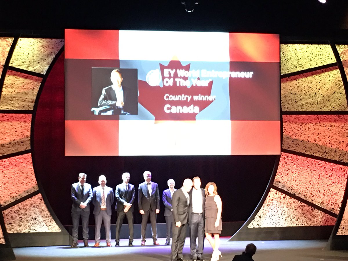 #weoy Celebrating in Monaco with Germain Lamonde of EXFO and 46 other fantastic entrepreneurs!!!!