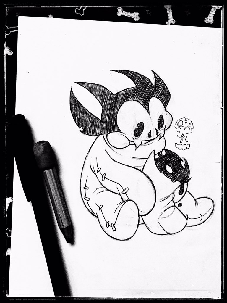 #ToonJune Day 5: 4 Digit Gloves
Bijou the Imp was lucky to finally find a glove that fit (even more lucky was the snack that came with it).๐