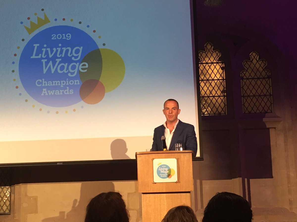 So great to hear @MartinSLewis highlight the importance of checking your subcontracted cleaners are also paid the real #LivingWage! So many brilliant #LivingWageChampions doing exactly this