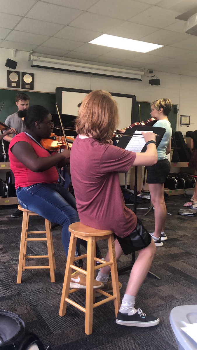 8th grade students preparing for their final performance project of the year. Solo &amp; Ensemble Unit!!!