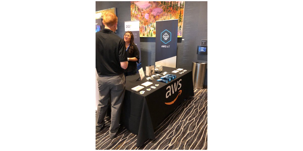 digidotcom's tweet image. The Innovation Hall and #IoT Zone have been packed today with conversations, demonstrations, and more. Thanks to one of our #DigiGlobalIoT Platinum Sponsors @awscloud for making it happen: ow.ly/qCs750uu8Ek  #DigiPartner #ConnectWithConfidence