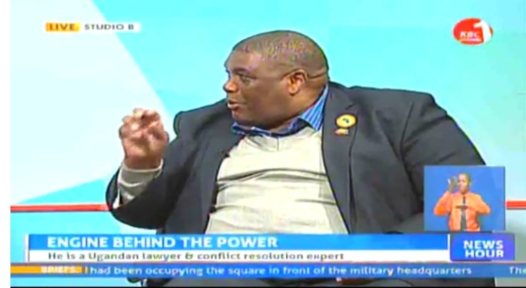 KBCChannel1's tweet photo. Matsanga: I am a Pan African activist #EngineBehindThePower #KBCNewsHour https://t.co/LO0LAcJcqX