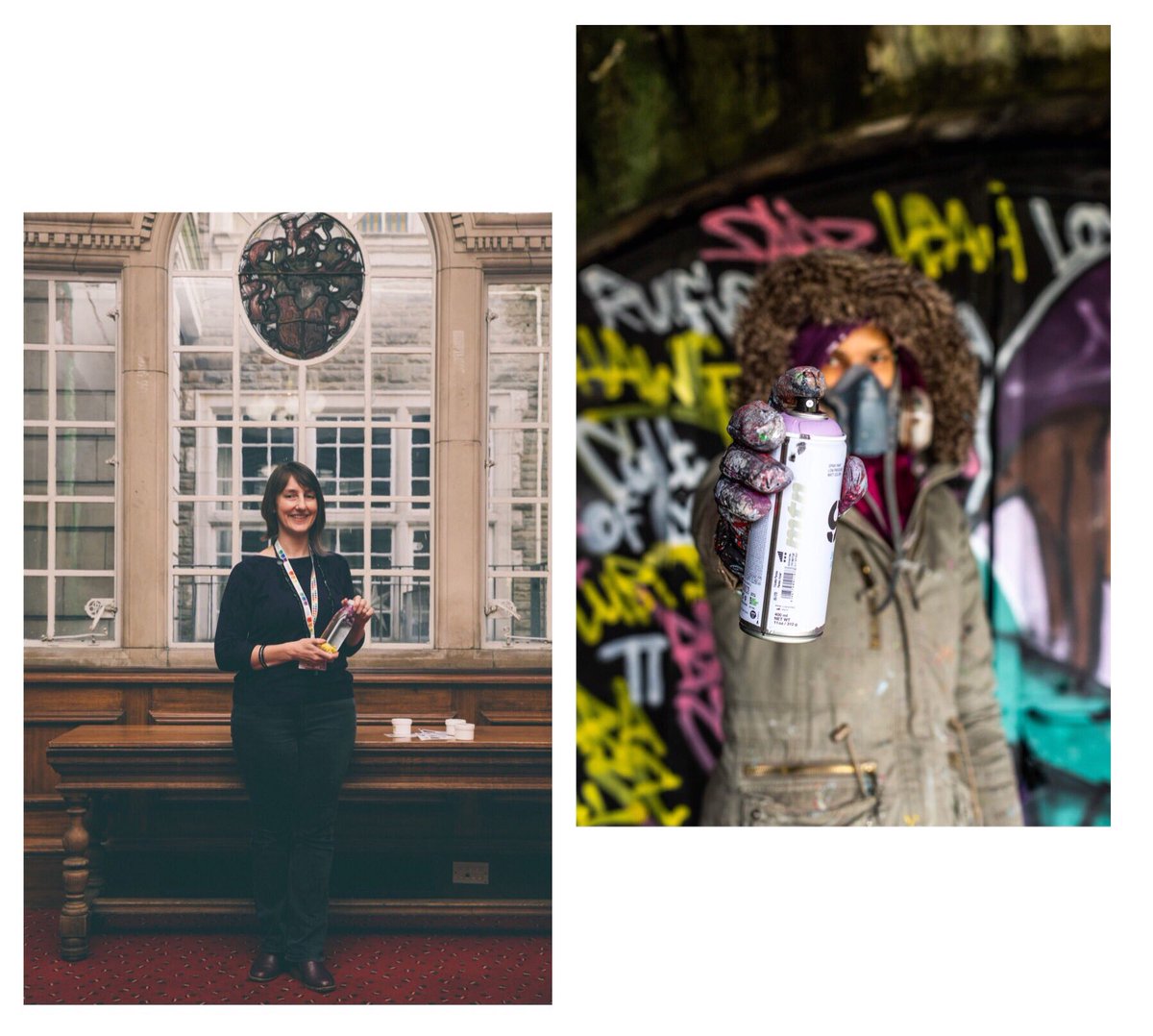 PhotoJ_USW's tweet photo. More info on our grad show @PenarthPavilion... •WOMEN IN MALE DOMINATED INDUSTRIES•
@beksmatthphotoj ‘A galaxy of her own’ women working in STEM &amp; the lack of female recognition. @amyfarrerphotography ‘LADIES BEHIND THE RAGE’ women in underrepresented music genres. https://t.co/a9xzwP8yGS