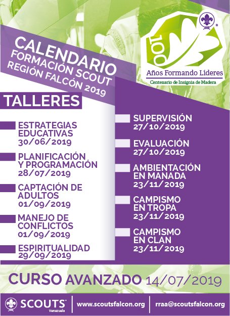 solpazyyy's tweet photo. La Región Falcón ya trazo su meta anual en cuanto a la capacitación del adulto en el movimiento scout, con el fin de que los mismos puedan formarse y actualizarse en lo que necesiten. Te invitamos a estar informado por nuestras redes sociales bajo la dirección @ScoutsFalcon https://t.co/jDLBJfIuqn
