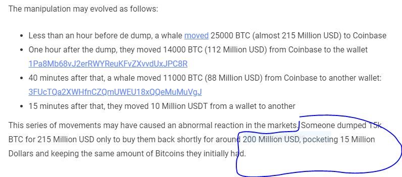 Shivfreespirit's tweet image. (How to Make 15 Million Dollars in an Hour)

Does @coinbase have no tool in place to control such Whale Action.

Really @coinbase ? 
 #cryptowhale #cryptomanipulation