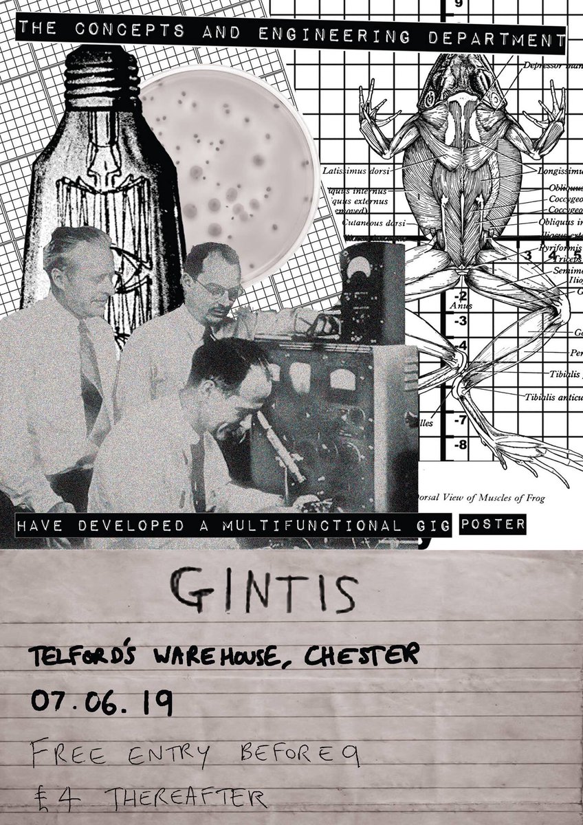 We are playing a rock concert in <a href="/Telfords/">Telfords Warehouse</a> in Chester on Friday. Our new ep comes out on Friday too. Pints?