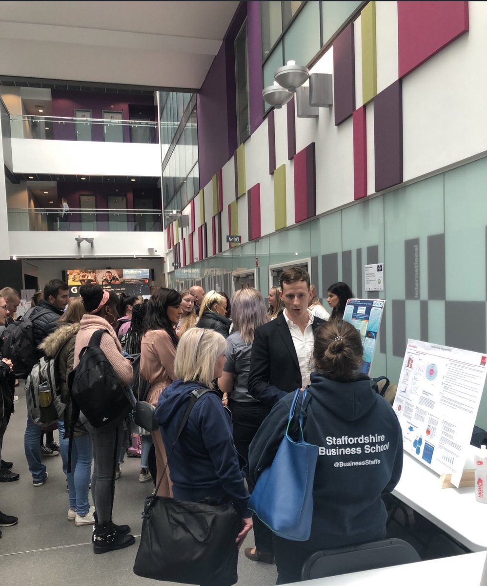 ProfVish_M's tweet photo. #GradEx19 has been an excellent opportunity to engage with employers,stakeholders &amp; students @StaffsUni Well done to all students and congratulations to all prize winners @BusinessStaffs it was a fantastic day #buzz #ProudtobeStaffs #graduateattributes huge thanks to all judges https://t.co/VLJRr1nekP