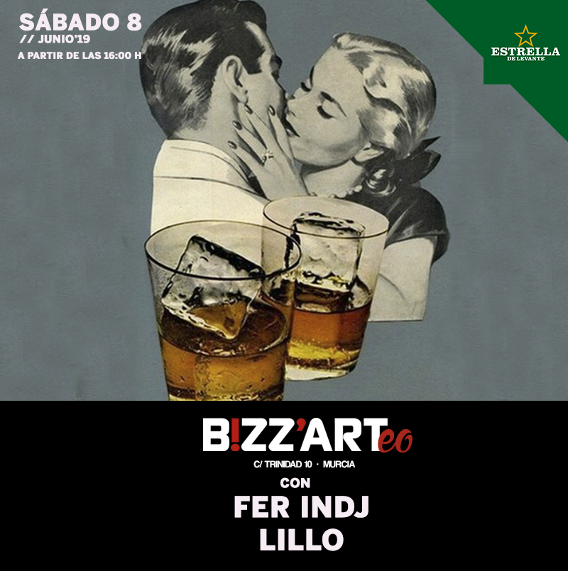 Este sábado por la tarde, te esperamos con todo el equipazo Bizz'art y la música de nuestros residentes Fer Indj y Lillo.
¡¡Ven con nosotros de #Bizzarteo!!