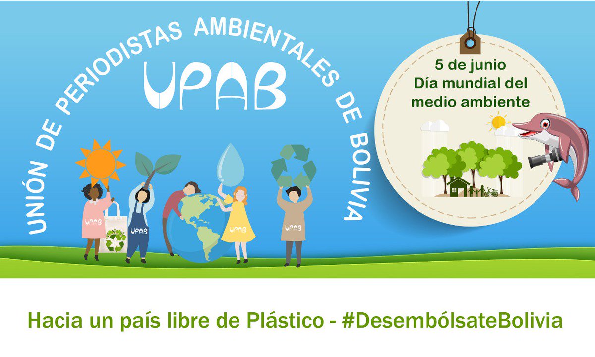 UpaBolivia's tweet photo. Nuestro compromiso por #Bolivia y su medio ambiente es diario y comprometido para tener una vida mejor #DesembólsateBolivia #WorldEnvironmentDay #DiaMundialDelMedioAmbiente https://t.co/LrtAp2bDeW