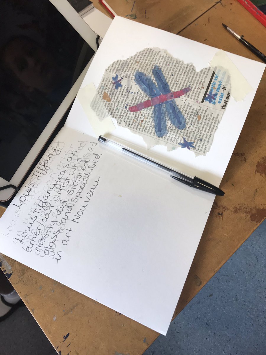 RMSCadogan's tweet image. 6M day of art, art and more art! Lino printing and zig zag books inspired by the Art Nouveau movement...a few plasters needed 😱 but amazing work produced #proud