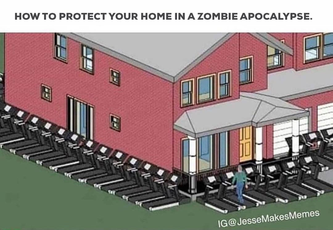 The only way to make it through the zombie apocalypse 😂
.
.
.
.
#zombies #apocalypse #unchartedsupply #theseventy2 #beprepared  #zombieolympics #dontdie #hardtokill