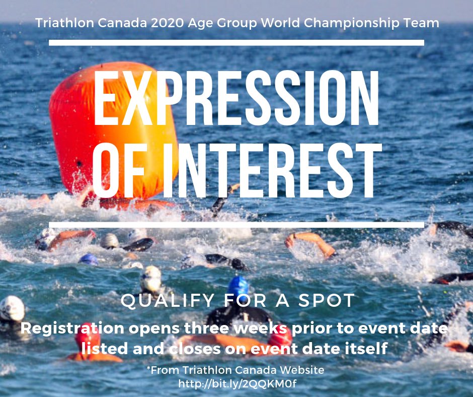 TriAlberta's tweet photo. Want to qualify for a spot to race in the 2020 Age Group World Championships here in Edmonton?
Express your interest here: https://t.co/1S10NyyjOn
#TriathlonAlberta #TriAB
#swim #bike #run #triathlon #racing #racesmart #family #ExpressionofInterest #WorldChampionships #TriCAN https://t.co/yPj3fIudLZ