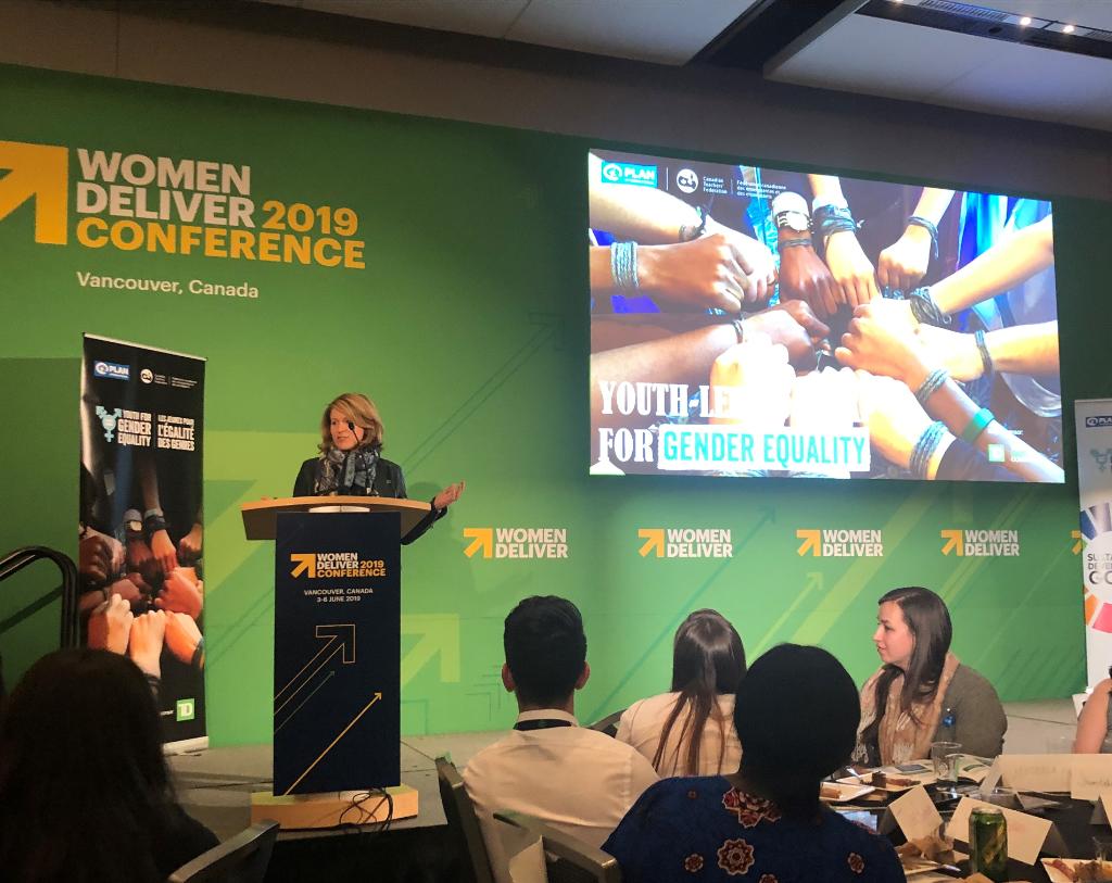 TD_Canada's tweet photo. Yesterday, Global Head - Sustainability &amp; Corporate Citizenship @AndreaCBarrack joined @PlanCanada's launch event at #WD2019 for its first ever youth-led Roadmap for Gender Equality. TD is proud to have supported the development of the Roadmap as part of #TheReadyCommitment https://t.co/ILebAleX2U
