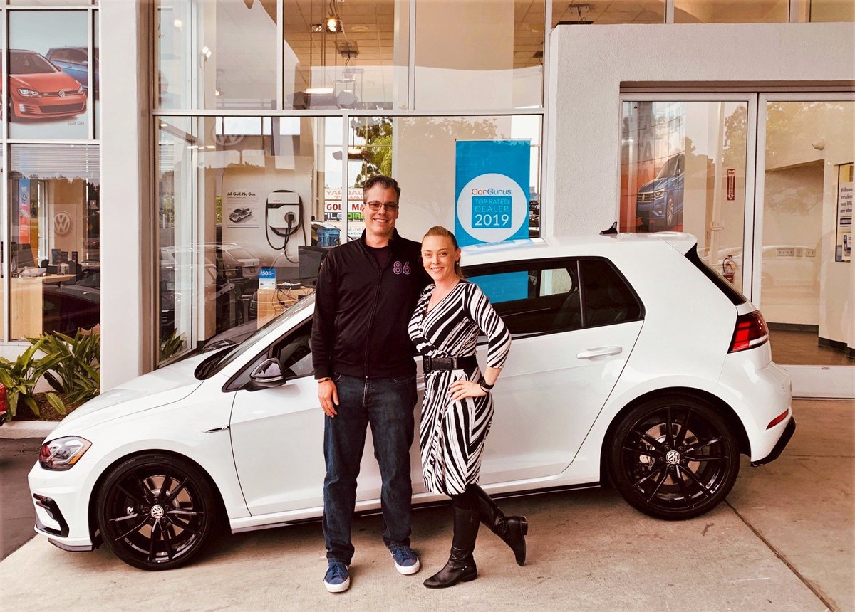 #Congrats to Erick of #Carlsbad on his new 2019 #Volkswagen Golf R from all of us here at #HermanCookVW. Enjoy your new #PerformanceHatch Erick! Check out the #VW Golf family here: bit.ly/31aoT0A