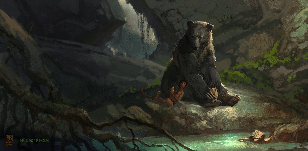 Pin De Tim Medina En Illustration Produccion Artistica Arte Conceptual El Libro De La Selva