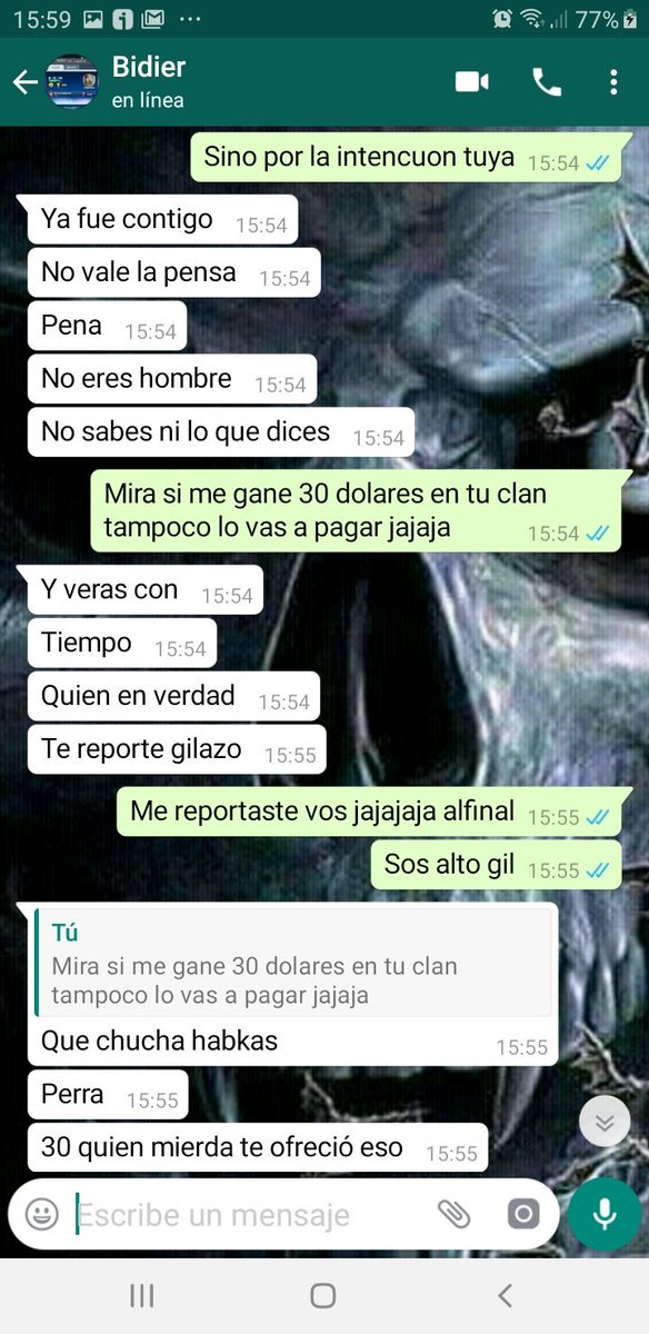 Ivan53909040's tweet photo. Ahi mas capturas pero nose si se entiende este chabon tiene un clan que se llama royal imperial y van a ver que la mayoria tubo problemas con este chabon , le gusta quedarse con cuentas y nunca paga lo que dice , y ahora me roporto la cuenta  no caigan con este chabon https://t.co/a5C4XKqTYp