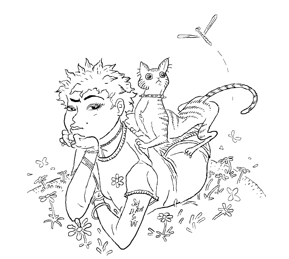 Girls and their pets! 