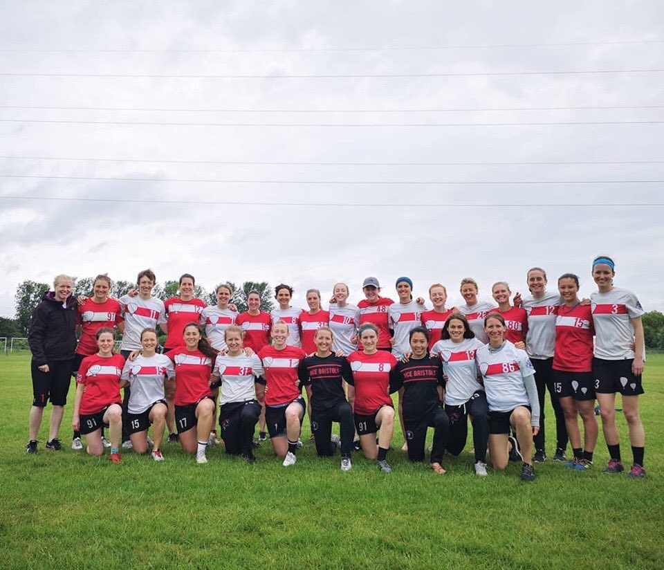 First tournament back on home soil ✅ Bristol Women representing with two squads at Nottingham Windfarm! 🎈<a href="/BEUlti/">BE Ultimate Apparel</a>