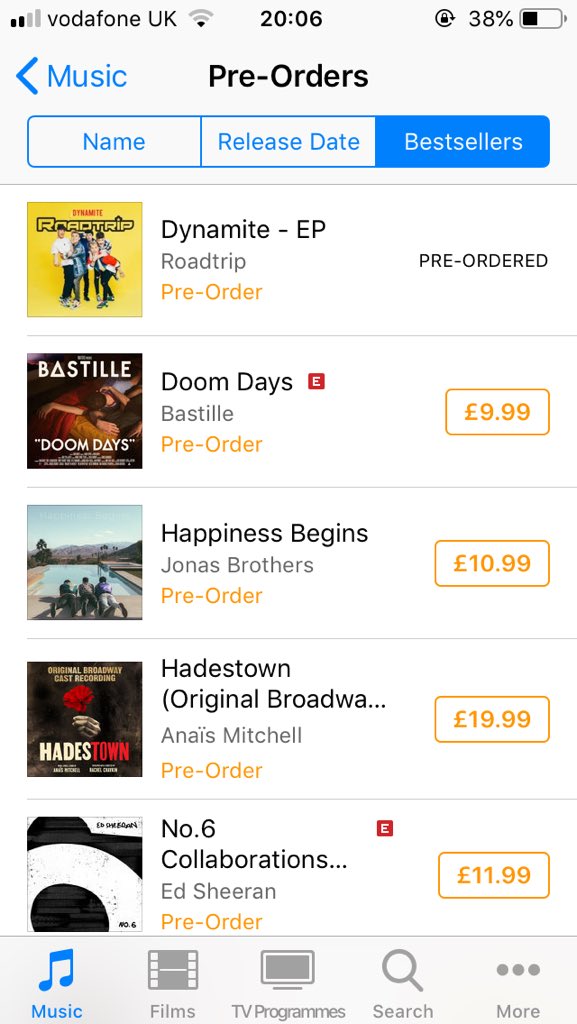 nateftlevi26's tweet photo. @Blair @RoadTripTV Still number 1 in the UK let’s keep it there and do the boys proud https://t.co/P18YXOMp33