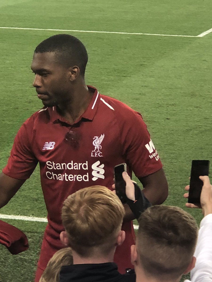 Jamieson76's tweet photo. #studge absolute legend spent so much time after last pre season friendly the stewards were asking him to go, but he kept signing #legend #lfc #YNWA https://t.co/KgLKcriV4F