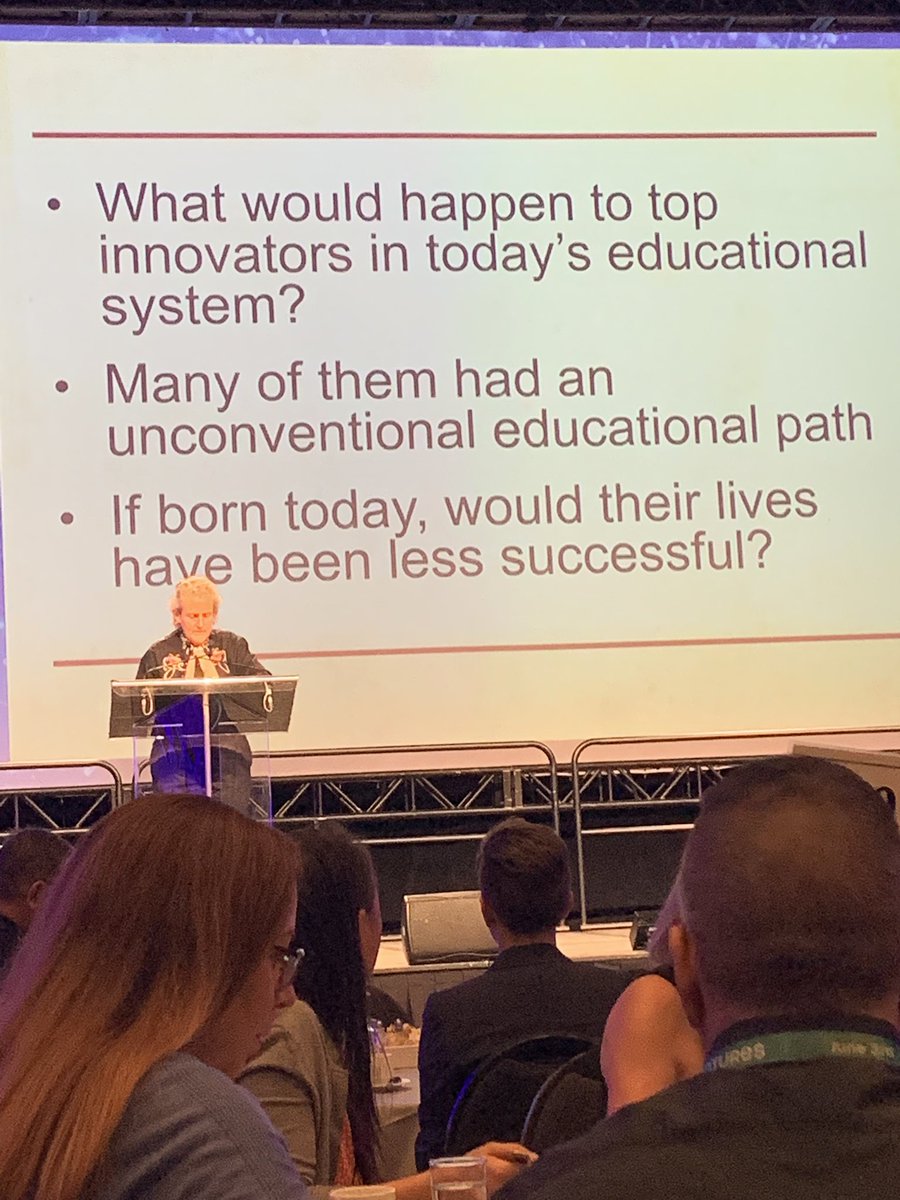 Thank you <a href="/TempleGrandin/">Temple Grandin</a> for being honest and bold in your presentation. We need to be exposed to everything, change the way we are doing things and respect, understand and value how everyone thinks...we can’t all live in box #INVENTURES2019
