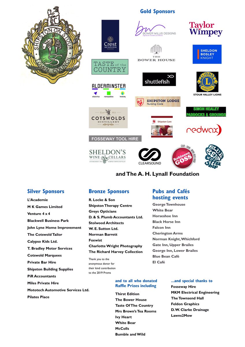 We’re so grateful for all of our amazing sponsors. Without you the Proms wouldn’t be possible!