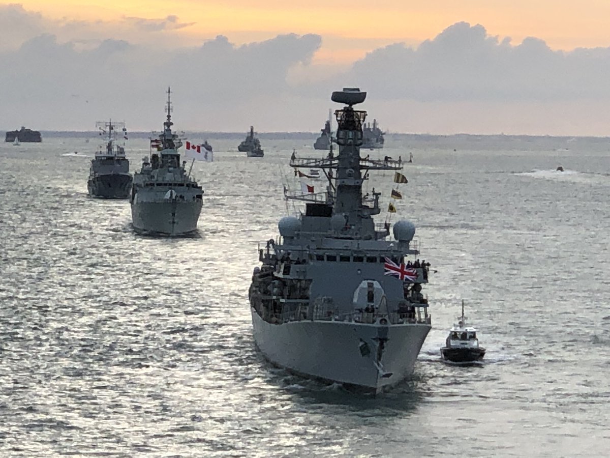 FOCLMedia's tweet photo. Words just cannot describe the pride that we are feeling aboard #boudicca on the #DDay75 #VoyageofRemembrance, after the amazing tribute we received as we left #Portsmouth - you have done the veterans proud! @PoppyLegion @ArenaTravel @PortsmouthPort https://t.co/1F7ktxAnq7