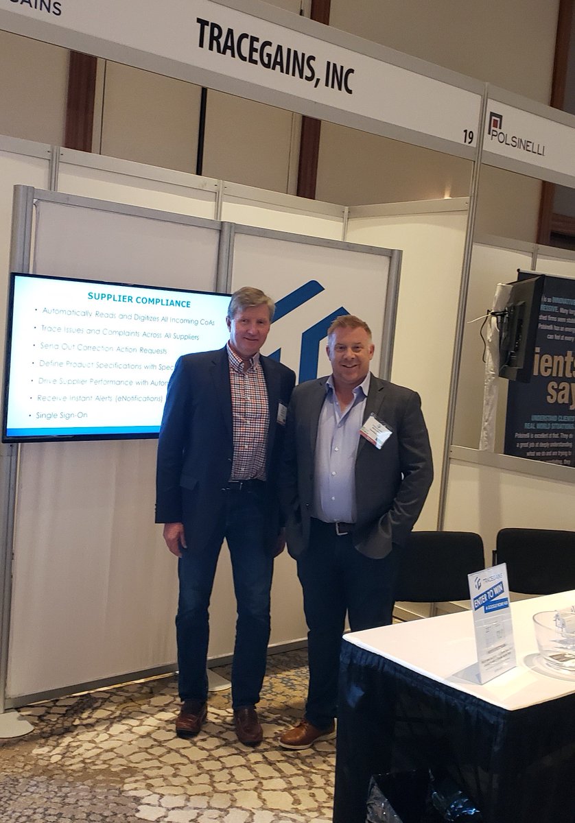 TraceGains's tweet photo. .@EP_NAFS #NAFS19 is wrapping up - be sure to swing by and meet the TraceGains team before the end of the day for a chance to win a Google Home Hub! https://t.co/SVxkhI2TFP