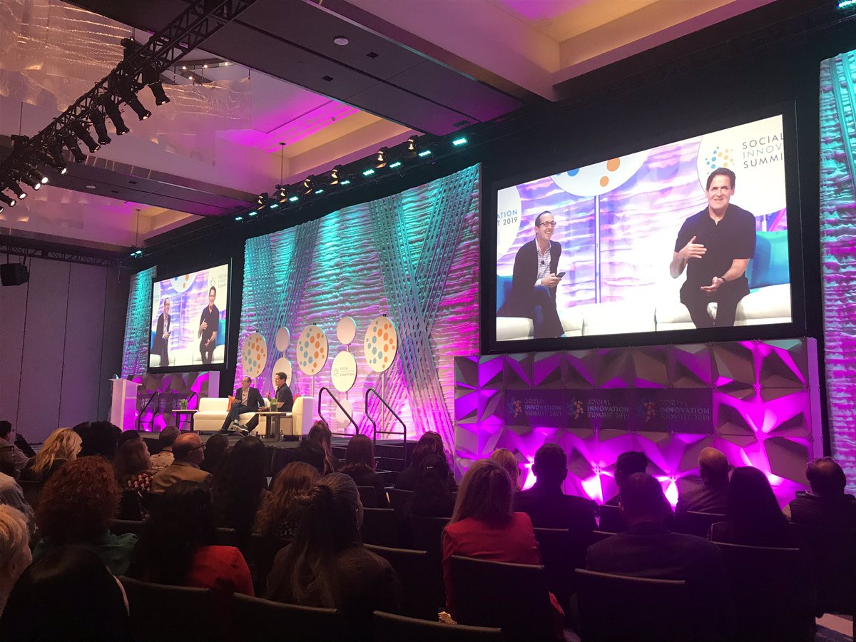 Essential question brands need to ask themselves via @mcuban: “Who are you helping beyond yourself?” #sis19 #purpose #brandnecessity