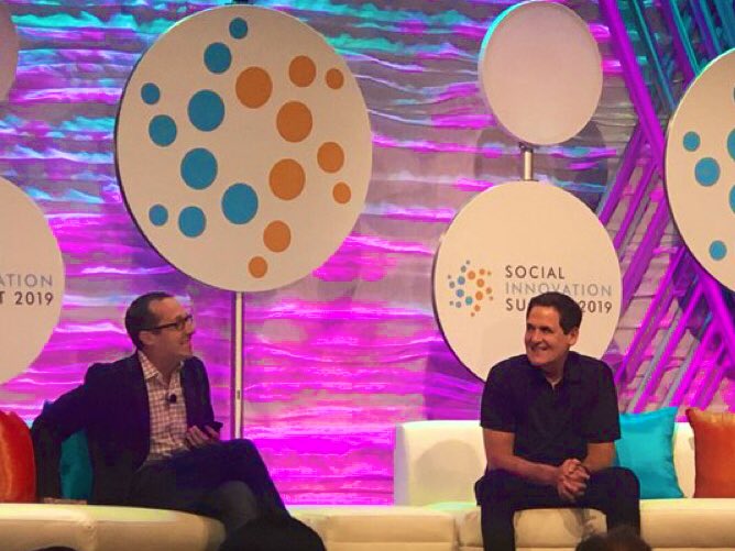 “Capitalism CAN BE compassionate” - @mcuban #SIS19 @socinnovation