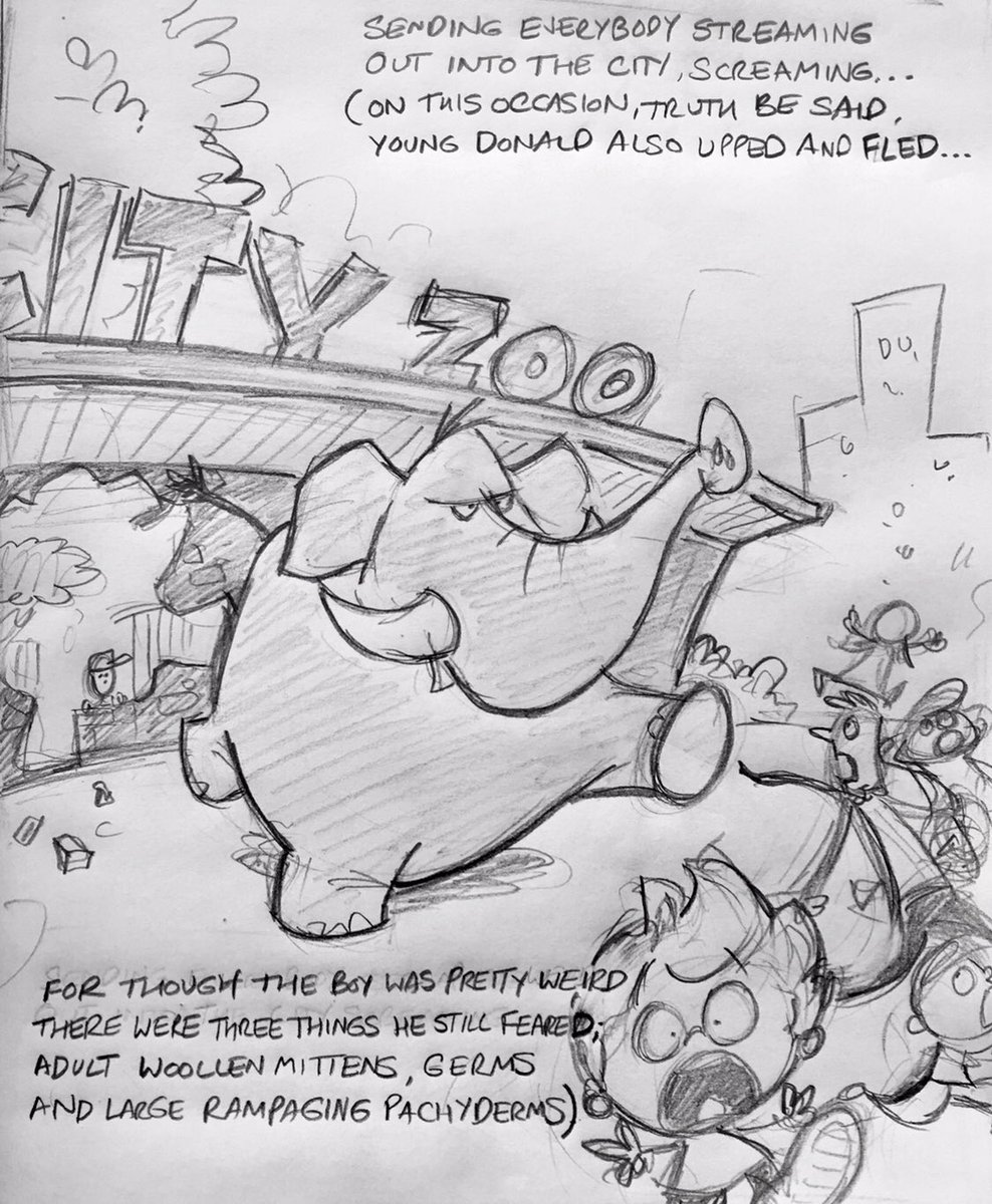 PaulRigbywrites's tweet image. If you pledge for the ‘Original Donald Sketches’ edition of #DontDoThatDonald these are some of the unique, hand-drawn and personally SIGNED sketches you could receive (all have become images in the book).
4 have gone already, only a few left now . . .
unbound.com/books/dont-do-…