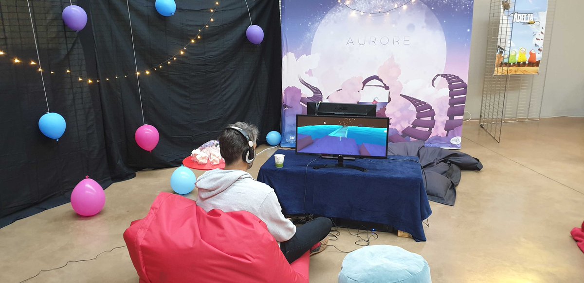 First demonstration of the game at the <a href="/Cnam_Enjmin/">Cnam-Enjmin</a>! Aurore arrives on <a href="/itchio/">itch.io</a> tomorrow, stay tuned!
#indiecade19 #gamedev #indiedev #indiegame @Hits_Playtime <a href="/IndieCadeEurope/">IndieCade Europe</a> <a href="/IndieCade/">IndieCade</a>