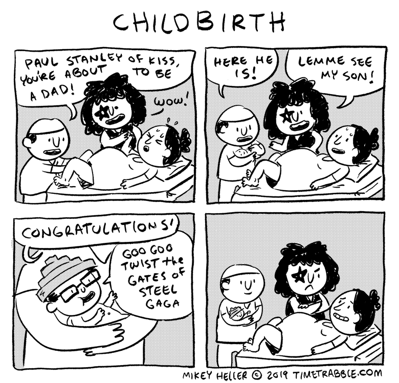 i drew a comic about childbirth 