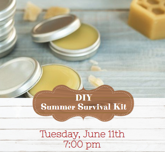 lemontlibrary's tweet photo. Survive the summer with these great DIY tips! Learn to create safe and effective bug spray, lip balm, and deodorant using just a few natural ingredients.  Attendees will leave with recipes and a lip balm to take home. Register at https://t.co/VqFA0eXwD9
#lemontlibrary https://t.co/a22F0LgfCE