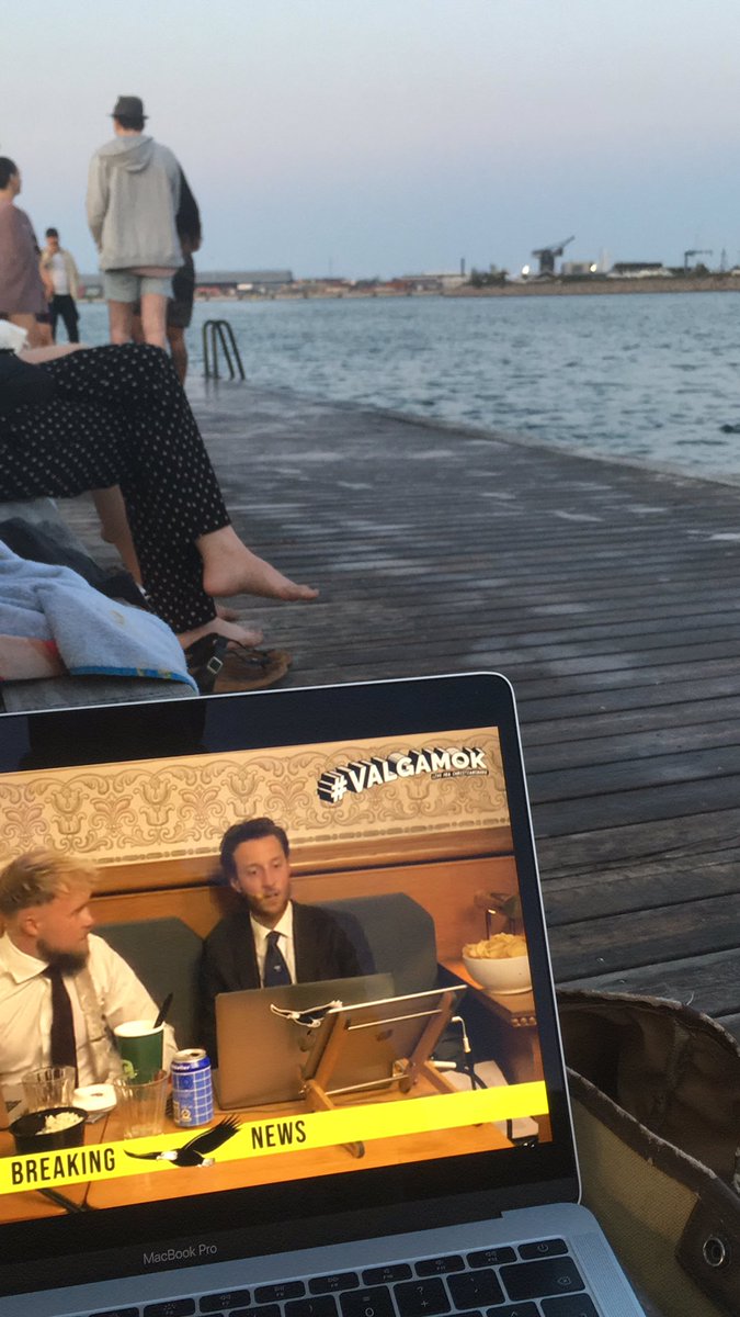 KRoendrup's tweet photo. #ValgAmok ved vandet. Tillykke til demokratiet 🇩🇰 https://t.co/TjId6AbiQ4