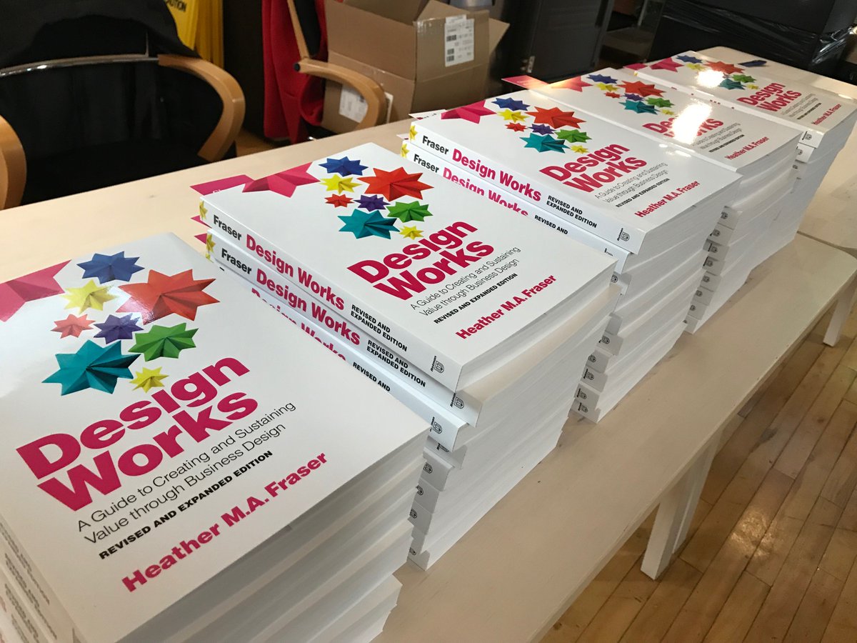 utpress's tweet photo. We love a good book launch! @uxpatoronto’s launch for DESIGN WORKS by @HeatherMAFraser drew a standing room-only crowd to the offices at @Shopify on Monday. Here are some shots from the event! #RotmanUTP https://t.co/1Y8Fog5ZhY