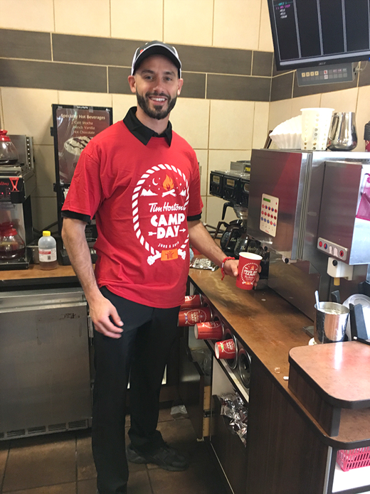DeluxePayroll's tweet photo. Buy @TimHortons coffee today in support of Camp Day! 100% of proceeds from all coffee purchases will support @TimsCamps helping disadvantaged kids achieve their potential. If you're in BC, you may even be served by Matt, our Payroll Sales Specialist
#coffee #timhortonscampday https://t.co/XHf4SJ6pOg