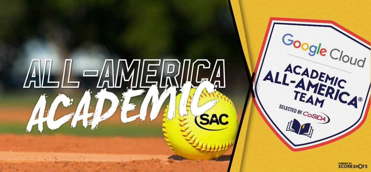 SAC_Athletics's tweet photo. Four SAC Softball Student-Athletes Named Google Cloud Academic All-Americans #MakeSACYours

Story: https://t.co/gQdc7ZruSk https://t.co/3WH44gA79v