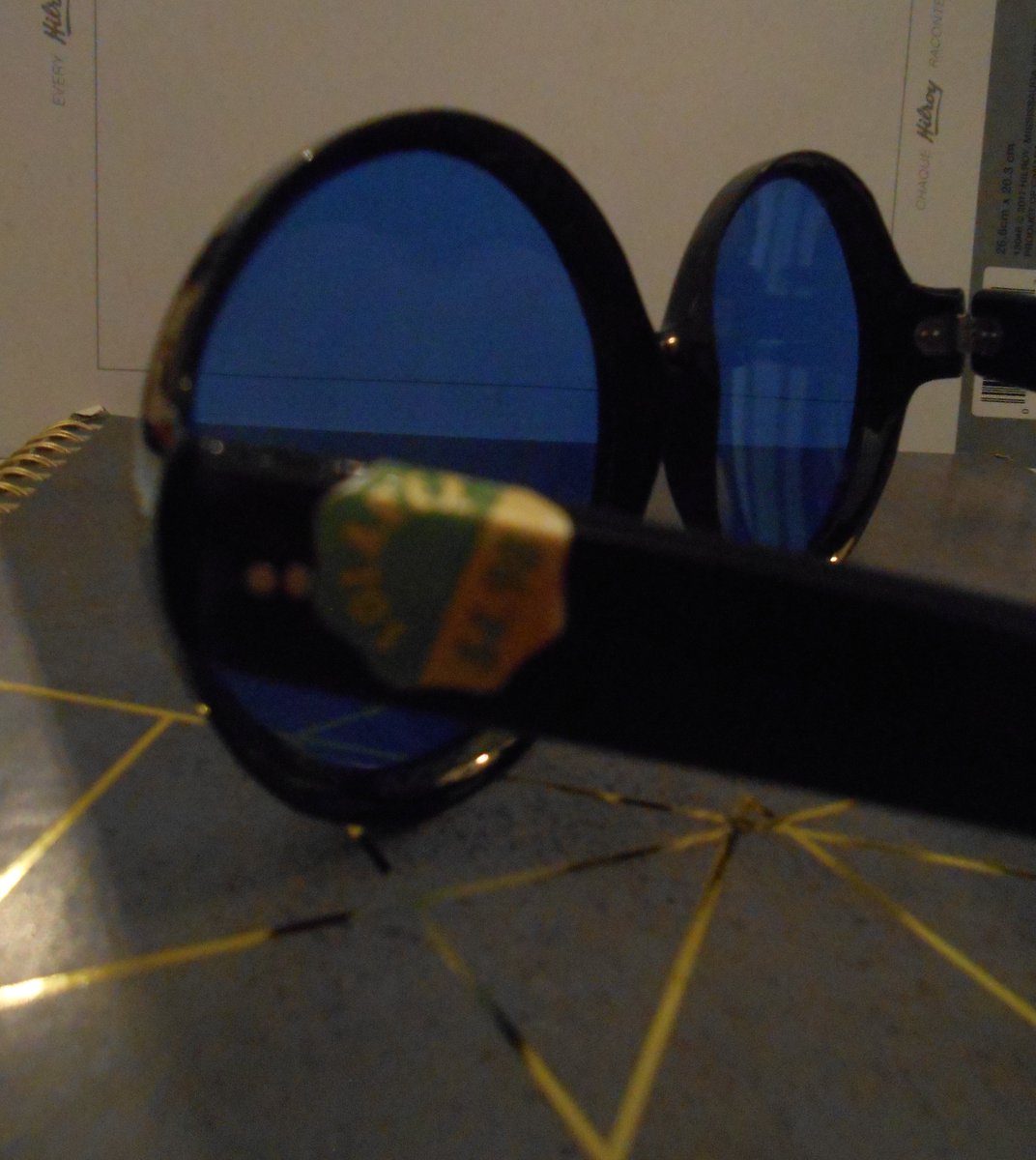 Imagine_Vintage's tweet photo. Fab,fantastic find! 60's dead stock sunglasses-cooler than cool. Still have price sticker on them. https://t.co/hijR5Binzn