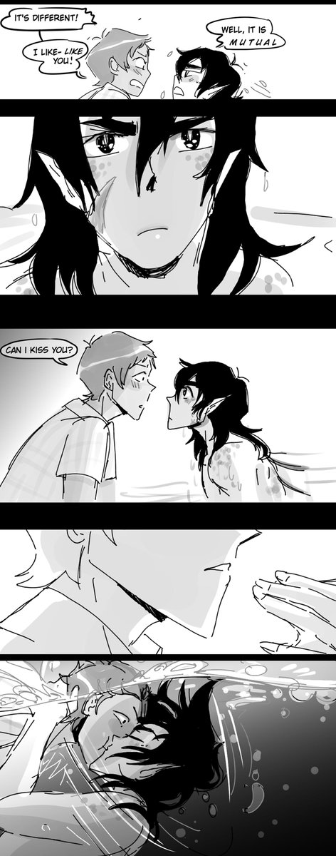 Mermaid AU part 6
They found each other between the sea and the stars.
THE END
#klance #voltron