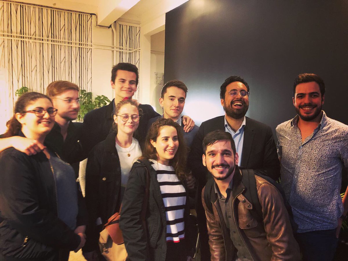 LeaPeersman's tweet photo. Un honneur et une chance pour les étudiants d’ @hetic ce soir de recevoir @mounir . Fracture numérique,IA, éducation, éthique, green tech, tech for good, exception française, talents, mais surtout une profonde humanité!”C’est à nous de décider demain” #merci #behetic #frenchtech https://t.co/0WlkqurgIY
