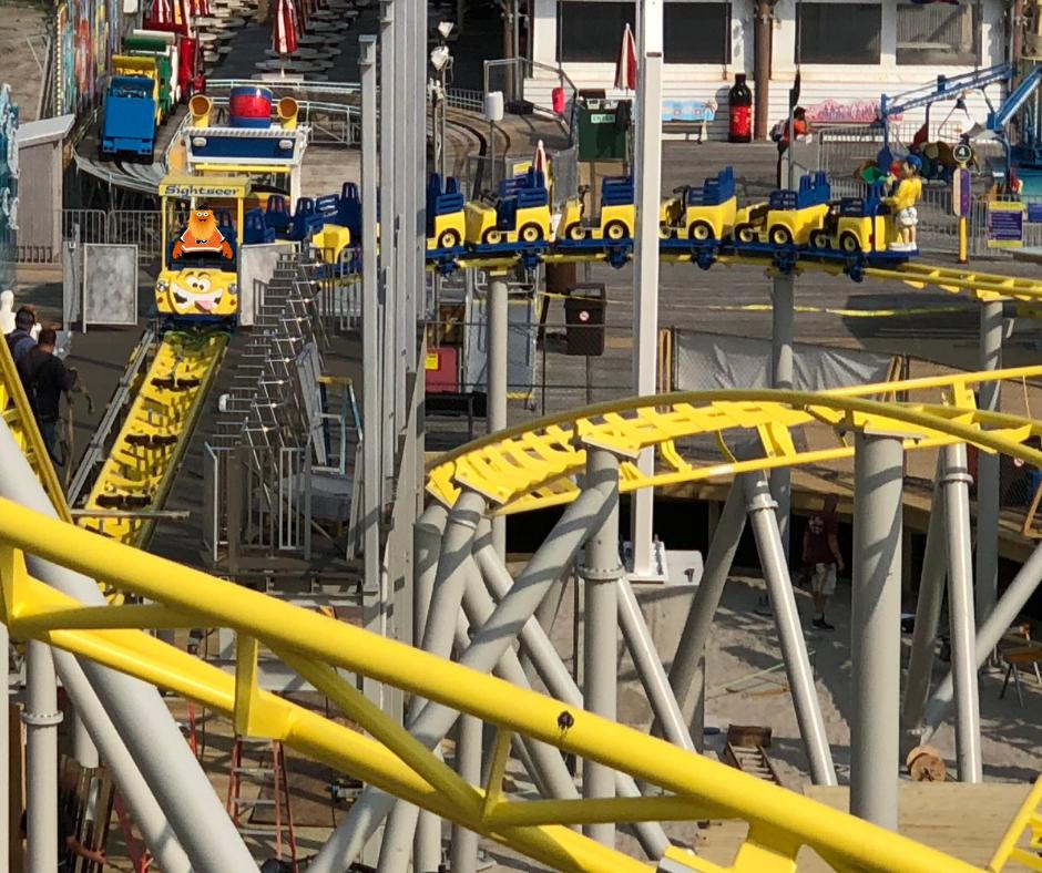 MoreysPiers's tweet photo. Hey @GrittyNHL, like roller coasters? We've got a new one coming soon! Can you make it to the grand opening? #RunawayTram #Wildwood https://t.co/SRQxYLXbVz