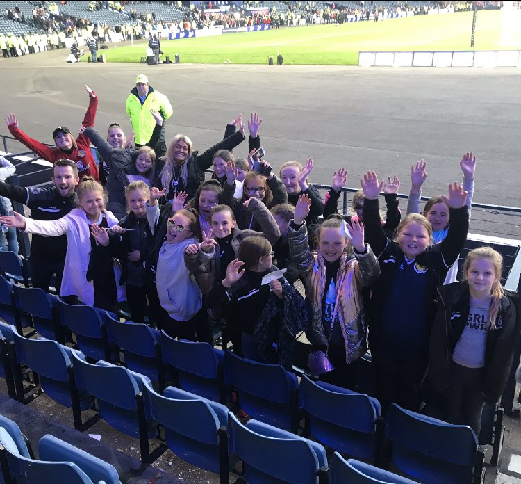 forgot I had this wee gem from last Tuesday’s game at Hampden ❤️👏🏼⚽️ #TeamWhitletts #PositiveExperiences #OneTeam